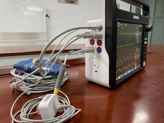Monitoreo de signos vitales multilingüe con ecg para niños pediátricos