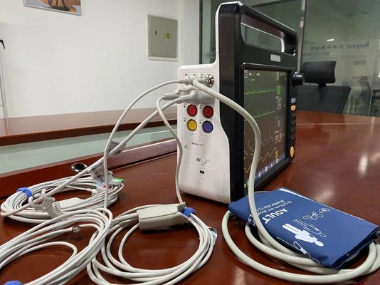 Monitoreo cardíaco modular de cuidados de vida, Máquina de signos vitales de hospital multiparámetro.