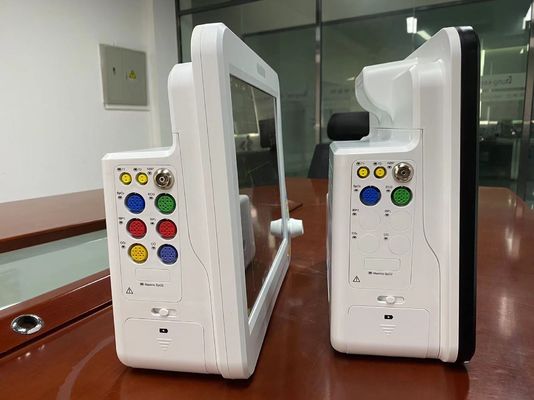 Monitoreo de signos vitales portátil de 15 pulgadas para monitoreo cardíaco en UCI