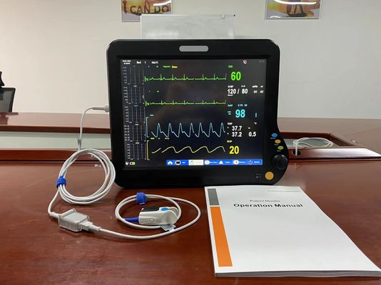 Dispositivo portátil de monitoreo vital de varios parámetros para ambulancias hospitalarias