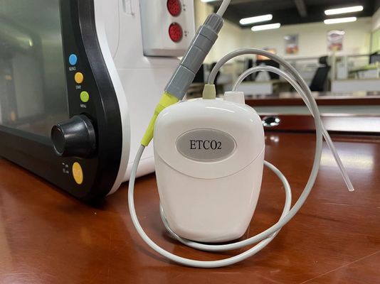 Capnograph EtCO2 Sensor de flujo lateral de CO2 para niños adultos veterinario