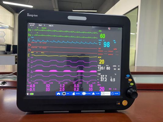 Monitor cardiaco de la corriente principal ICU, monitor paciente del parámetro multi de la anestesia