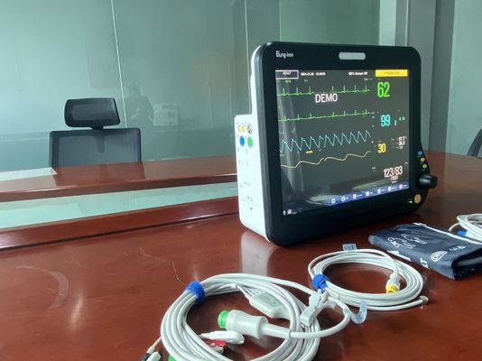 Monitores de pacientes de alta gama de múltiples parámetros TFT LCD de 15 pulgadas utilizados en salas de operaciones, UCI, UCC, departamento neonatal
