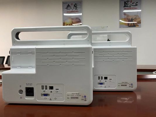 Monitor portátil de pacientes con múltiples parámetros cardíacos con ECG SPO2 NIBP Temp Standard