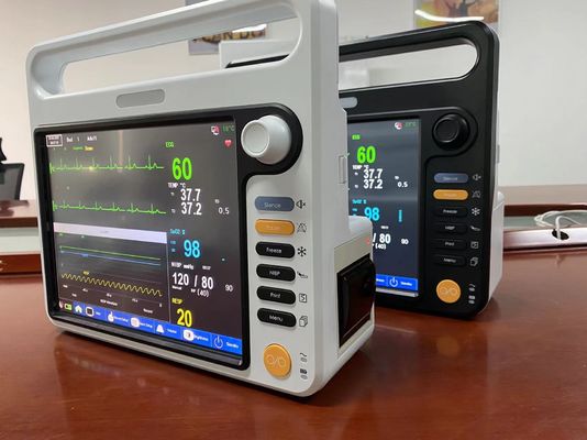 Monitor portátil de pacientes con parámetros múltiples con pantalla táctil de 12,1&quot;.