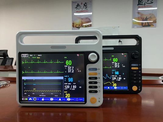 ECG SPO2 NIBP Monitor portátil del paciente para los signos vitales del hospital