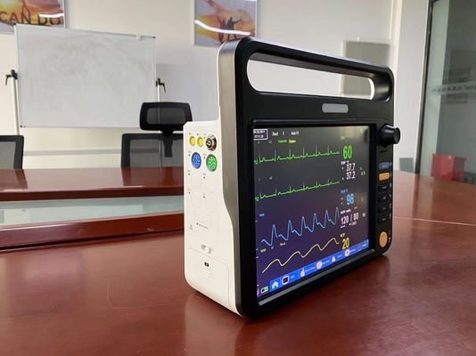 ECG SPO2 NIBP Monitor portátil del paciente para los signos vitales del hospital