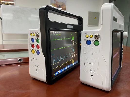 Signos vitales UCI Monitor cardíaco, equipo de monitoreo de pacientes con pantalla de 12.1 pulgadas