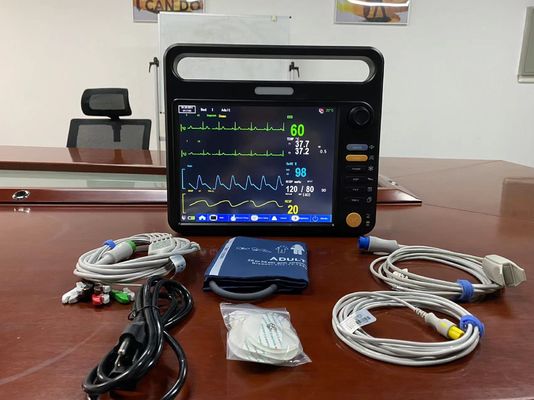 ECG Médico Portable Monitor del Paciente Multi Para Para Niños Adultos Neonatos