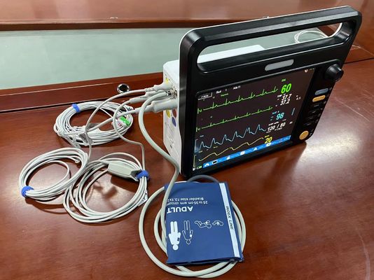 Equipo portátil de monitoreo de signos vitales médicos con 2IBP AG EtCO2