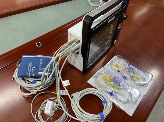 6 Parámetros Monitor del paciente cardíaco con pantalla táctil de 12,1 pulgadas