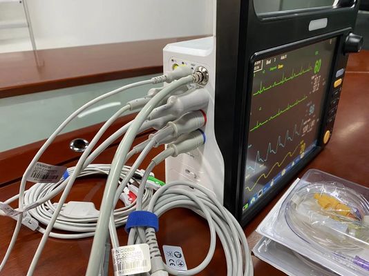 Monitoreo cardíaco multilingüe para pacientes, dispositivos de monitoreo de signos vitales Anti ESU ODM