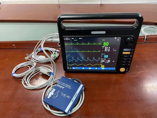 12.1 pulgadas Digital Vital Signs Monitor Machine Multi Parameter para el monitoreo cardíaco
