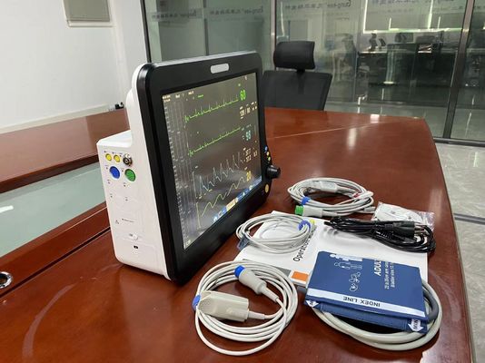 Máquina de monitoreo de hospitales médicos, Equipo de signos vitales para monitorear SPO2 BP Temp