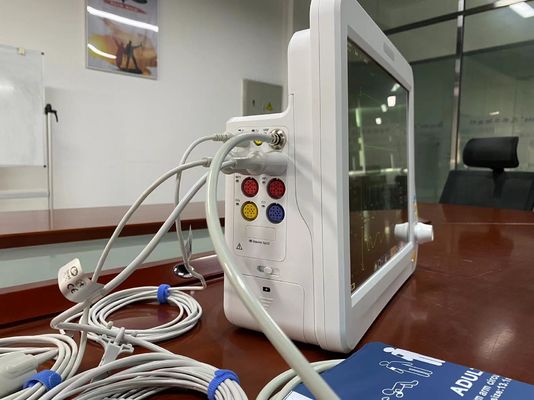 UCI médica de múltiples parámetros de monitor de pacientes 15 pulgadas con pantalla táctil