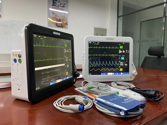 Monitoreo portátil de pacientes de la UCI con pantalla LCD TFT de 15 pulgadas
