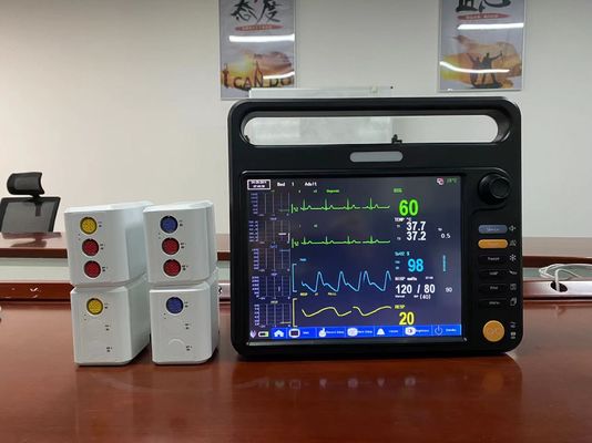 Máquina de monitoreo de signos vitales del hospital Multiparameter con CMS Touch