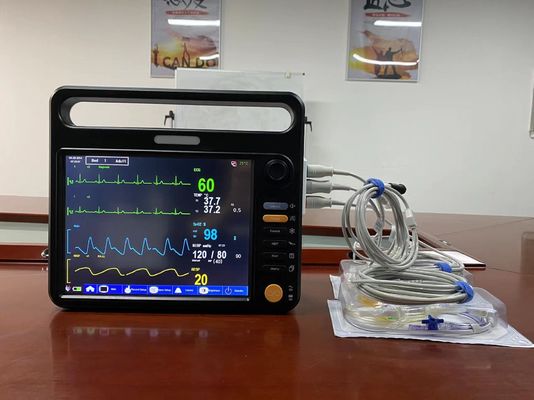 ECG NIBP SPO2 Modular Monitor del paciente, UCI Vital Monitor para el monitoreo cardíaco