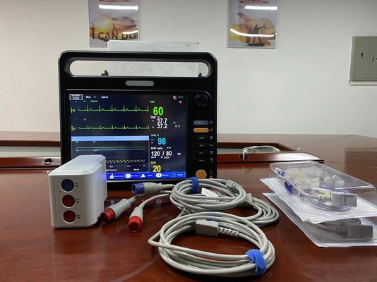 Máquina de monitoreo de signos vitales del hospital Multiparameter con CMS Touch