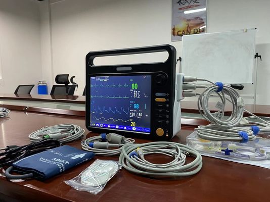 Máquina de monitoreo vital modular del hospital multilingüe con pantalla de 12.1&quot;