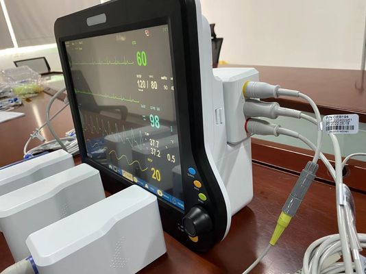 Ambulancia médica de signos vitales de monitoreo multilingüe con pantalla de 15 pulgadas OEM