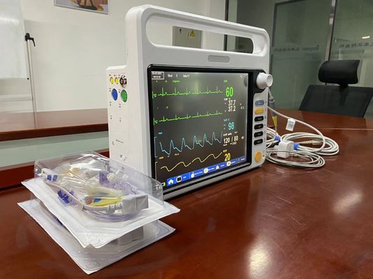 Monitoreo de pacientes modular con varios parámetros Monitoreo cardíaco portátil de UCI
