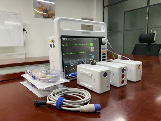 Monitor de pacientes modular de 15 pulgadas con múltiples parámetros y pantalla táctil