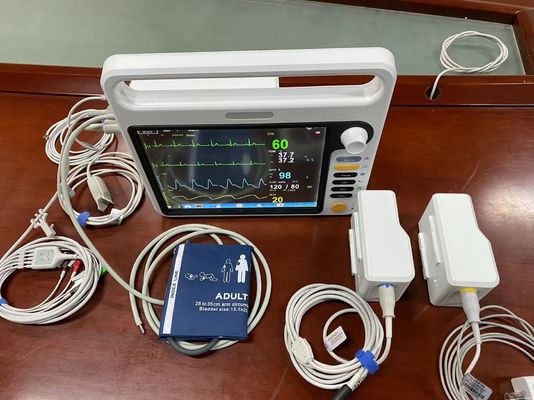 Equipo modular de monitoreo de pacientes en el hospital multilingüe con ECG NIBP SPO2