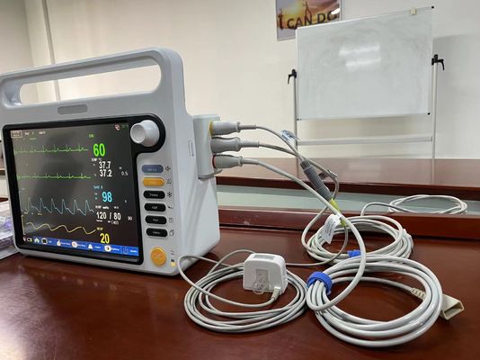 Monitores de señales vitales electrónicos de hospital de 12,1 pulgadas para monitoreo cardíaco en UCI