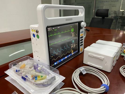 Signos vitales Modular Monitor del paciente portátil de múltiples parámetros Monitor del paciente