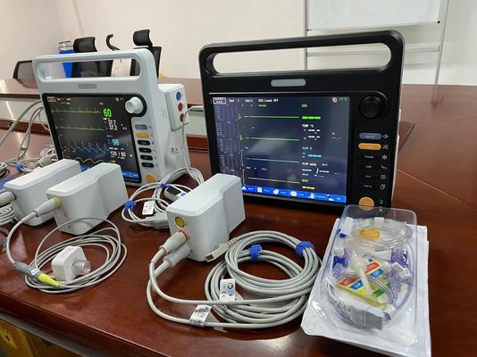 Monitoreo portátil modular Etco2, UCI Monitoreo de signos vitales para el funcionamiento de diagnóstico