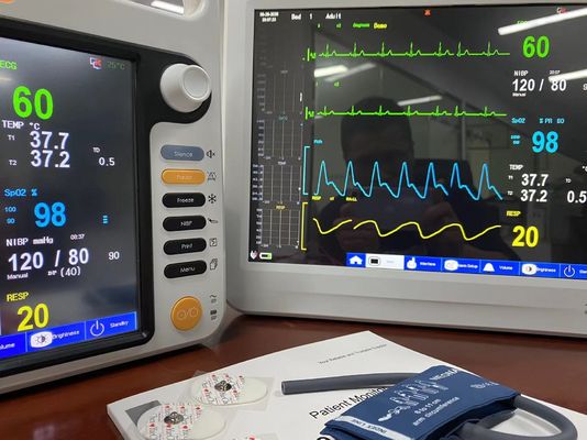 Máquina de monitoreo multiparámetros de la UCI, monitoreo en el hospital para recién nacidos pediátricos.