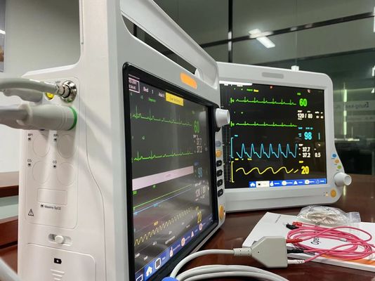Máquina de monitoreo de frecuencia cardíaca neonatal con parámetro múltiple con ECG NIBP SPO2 estándar