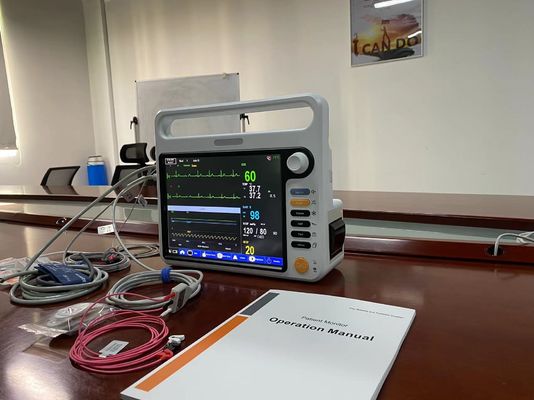 Máquina de monitoreo cardíaco médico multiparámetro para adultos pediátricos recién nacidos
