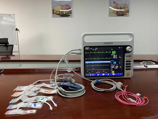 Máquina de monitoreo cardíaco médico multiparámetro para adultos pediátricos recién nacidos