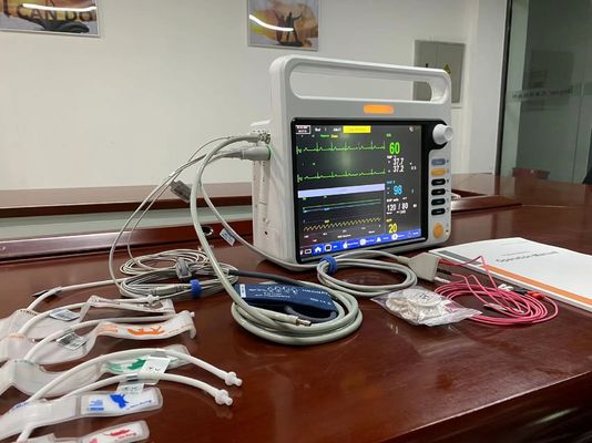 12.1 pulgadas Modular Neonatal Monitor del paciente con 3 conductos ECG NIBP SPO2 estándar