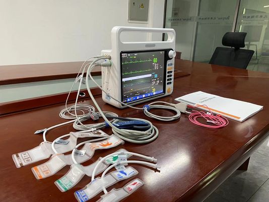 ECG SPO2 NIBP 2Temp Neonatal Monitor del paciente con múltiples lenguas 12.1 pulgadas de pantalla