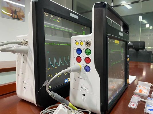Monitoreo médico veterinario de parámetros múltiples portátil para gatos perros monitoreo de animales