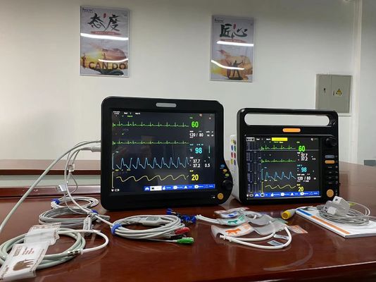 Monitoreo médico veterinario de parámetros múltiples portátil para gatos perros monitoreo de animales
