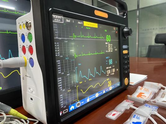 ECG NIBP SPO2 Monitoreo veterinario de múltiples parámetros portátil para pacientes animales