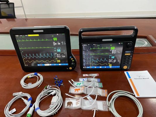 12.1&quot; Monitor veterinario portátil de múltiples parámetros con pantalla táctil OEM