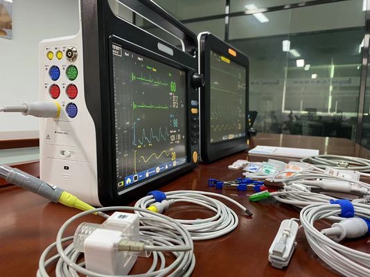 Monitores de cirugía veterinaria portátiles, 12.1 pulgadas Monitoreo de signos vitales veterinarios