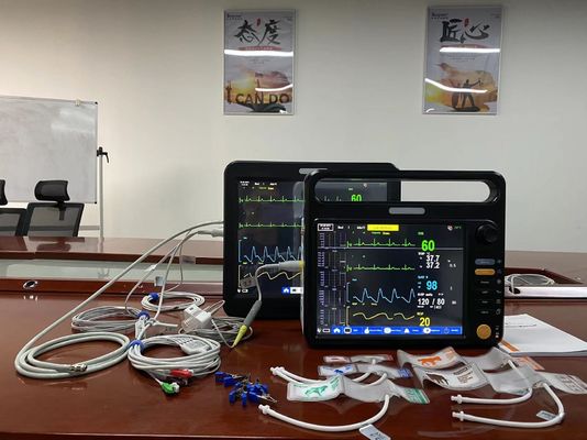 Monitoreo multilingüe veterinario Spo2, Monitoreo de la máquina cardíaca para perro conejo