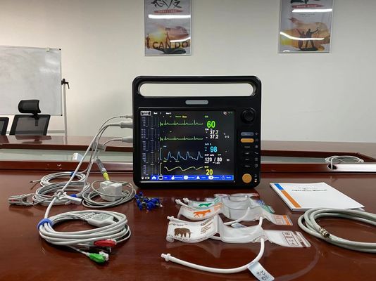 OEM Monitor veterinario multiparámetro de 12,1 pulgadas TFT pantalla LCD para el funcionamiento de mascotas