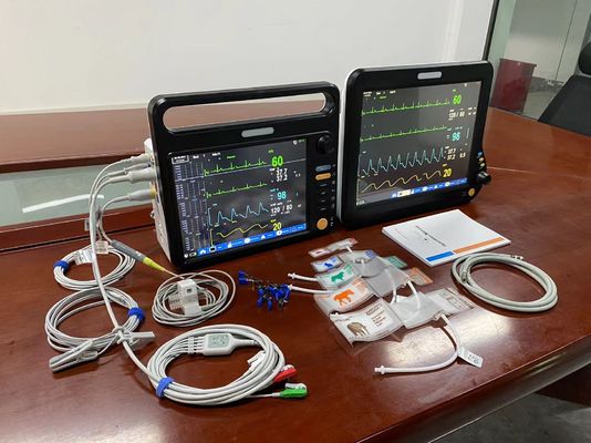 Monitores de cirugía veterinaria portátiles, 12.1 pulgadas Monitoreo de signos vitales veterinarios