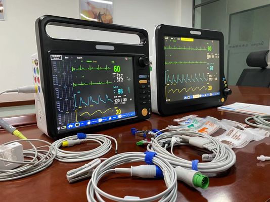 Monitoreo veterinario de múltiples parámetros sin ventilador para emergencias hospitalarias