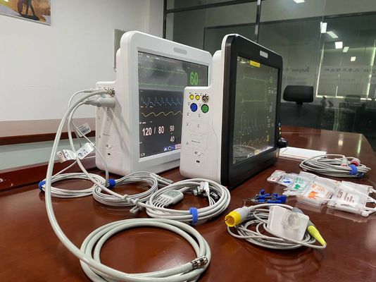 Monitor de signos vitales veterinarios de 15 pulgadas Máquina multiparámetro para diagnóstico de animales