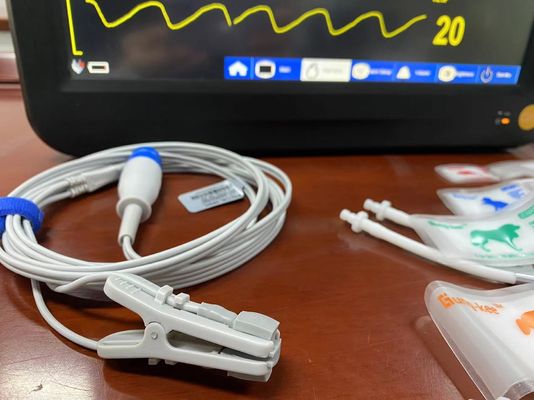 CMS toque veterinario multiparámetro monitor de 15 pulgadas para animales quirúrgicos