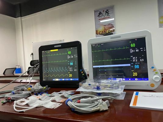 CMS toque veterinario multiparámetro monitor de 15 pulgadas para animales quirúrgicos