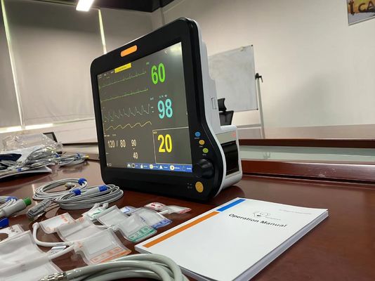 Monitoreo médico veterinario de parámetros múltiples con ECG SPO2 2Temp